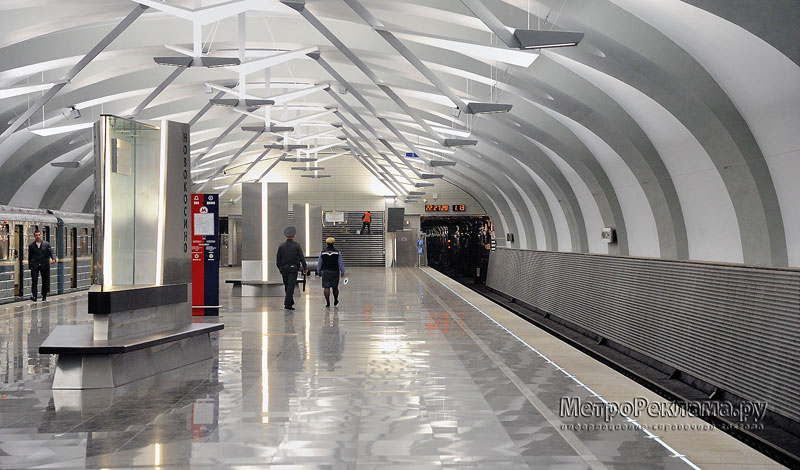 Станция "Новокосино" Станционный зал.